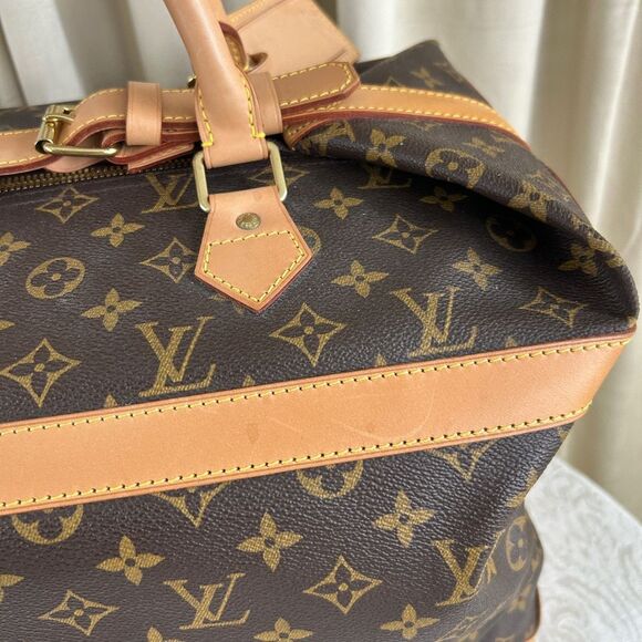 Louis Vuitton Brown and Tan Monogram Cruiser Travel Bag - Picture 9 of 10